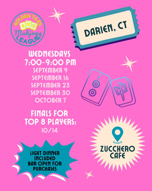 DARIEN Golden Tiles Mahjong League - Fall 2026 - Cafe Zucchero