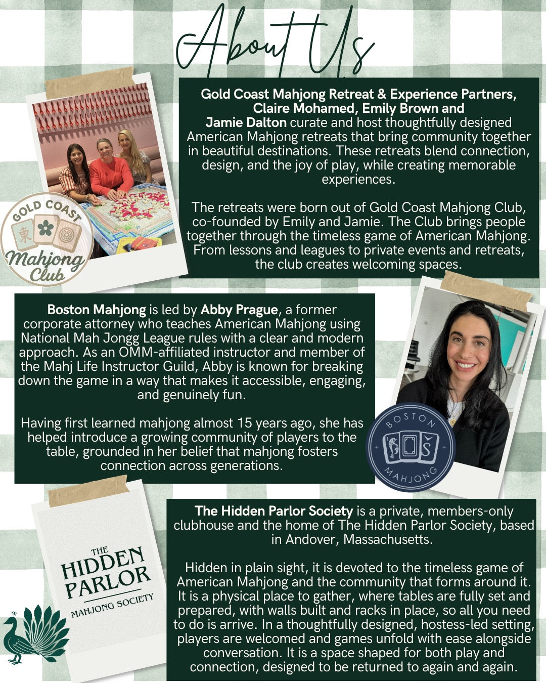 October 13-15 - Mahj at The Hidden Pond