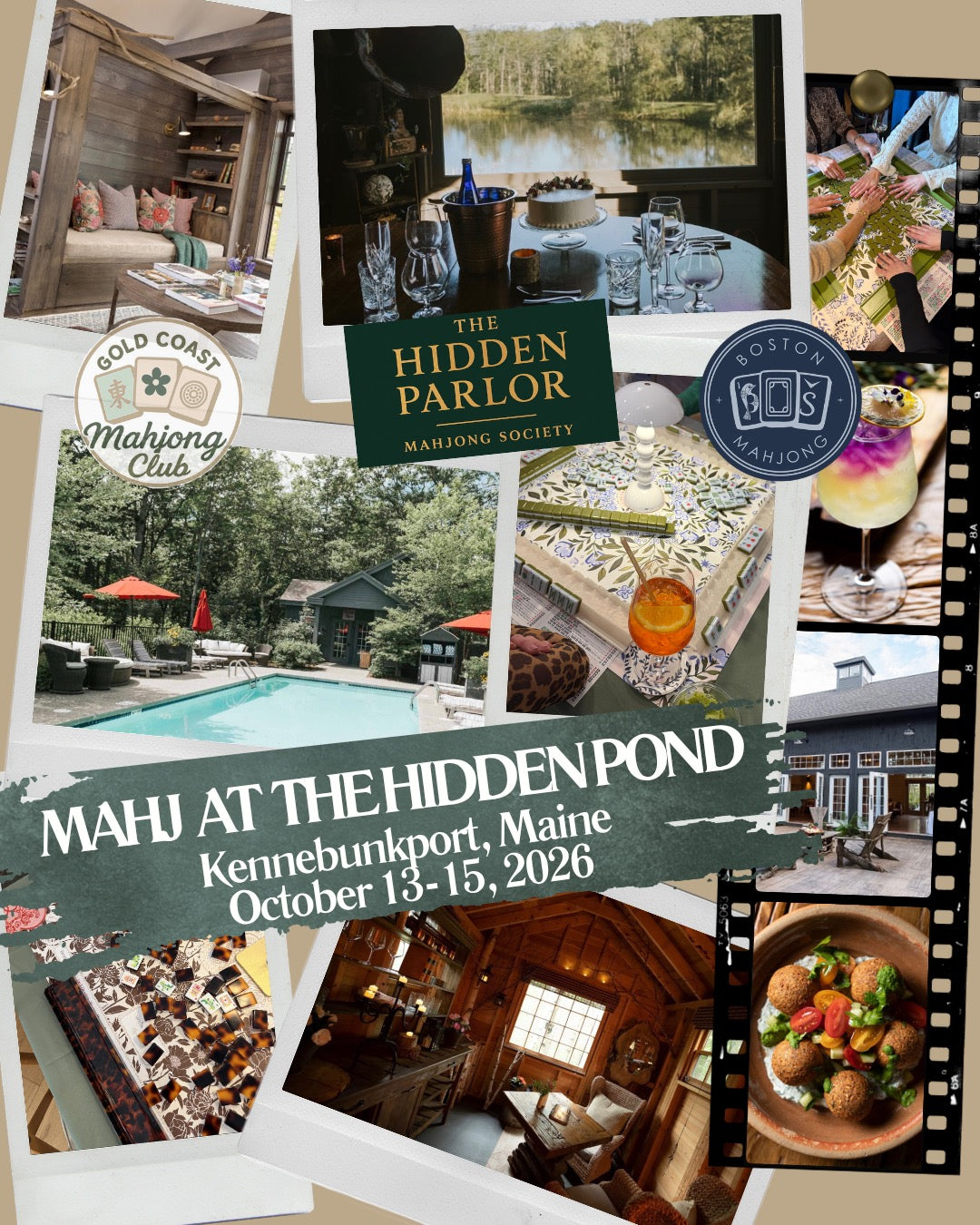 October 13-15 - Mahj at The Hidden Pond