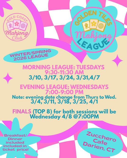 Golden Tiles Mahjong League - March/April 2026