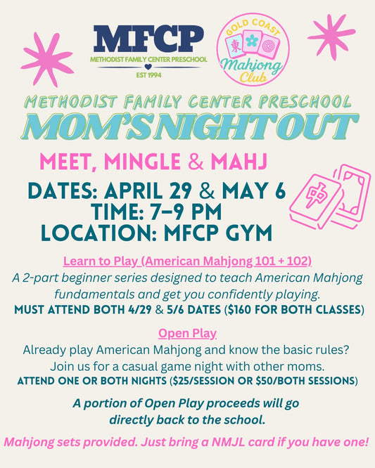 4/29 and 5/6/26 - MFCP Mahjong Nights